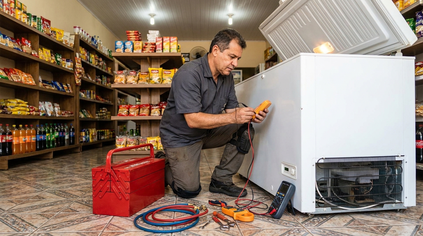 Ajuste de Temperatura do Freezer em Marília‑SP